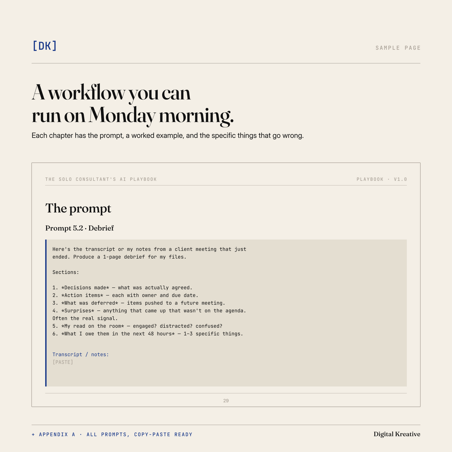 Sample Spread
