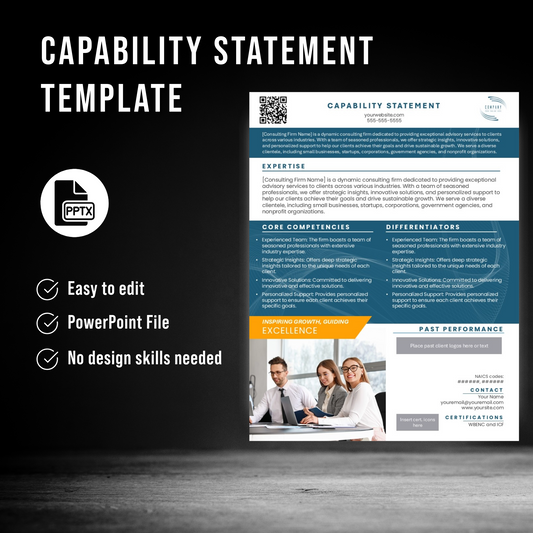 Professional Capability Statement PowerPoint Template