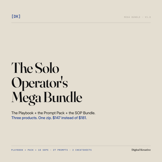 The Solo Operator's Mega Bundle — cover