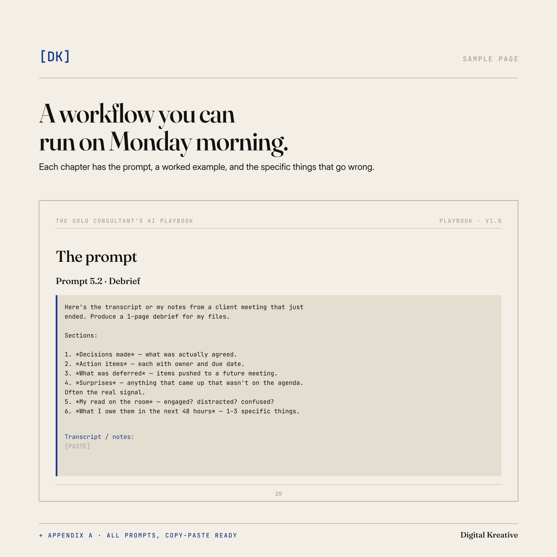 Sample Spread